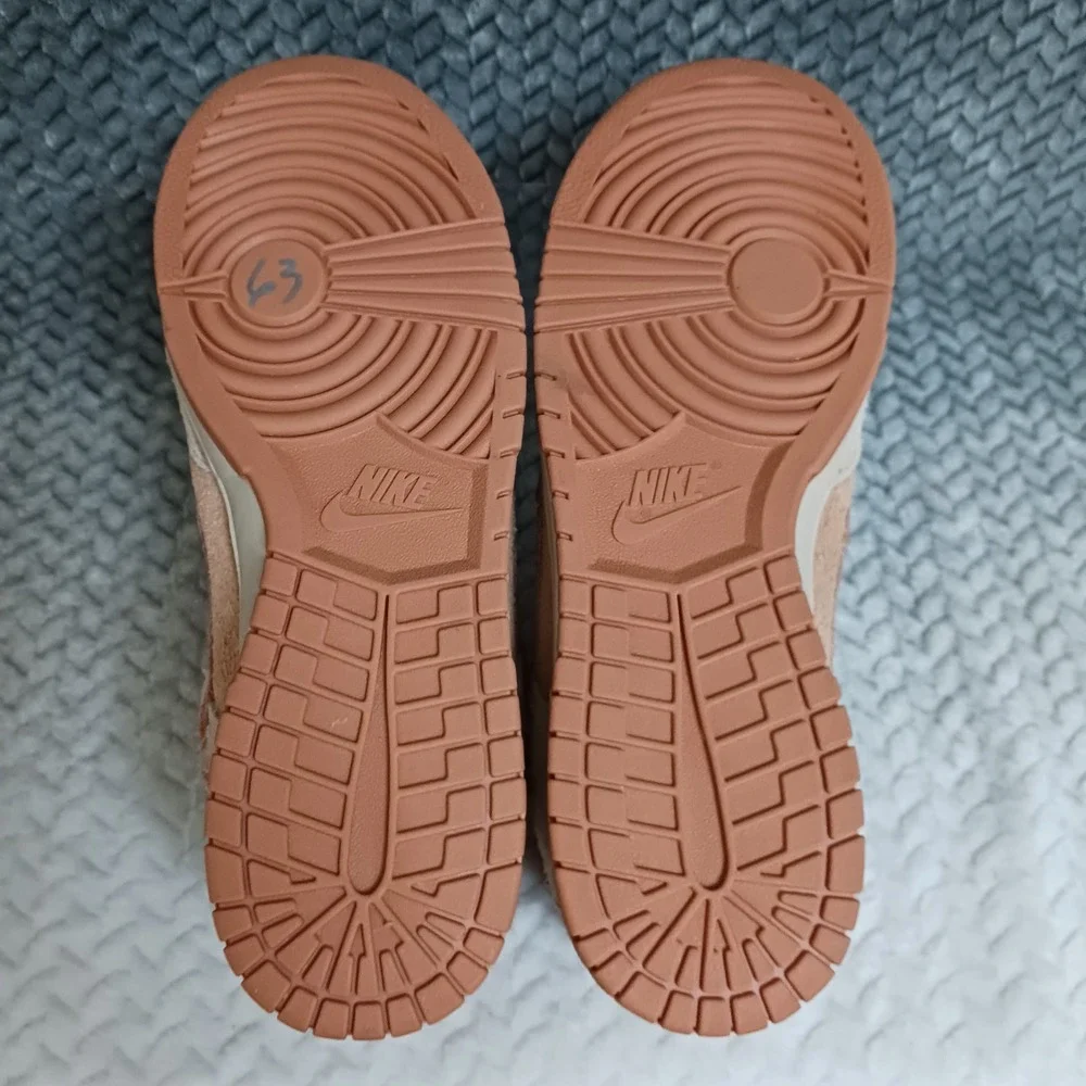 Nike Dunk Low Shimmer Amber Brown Women's Casual Sneakers Shoes Size 12.5